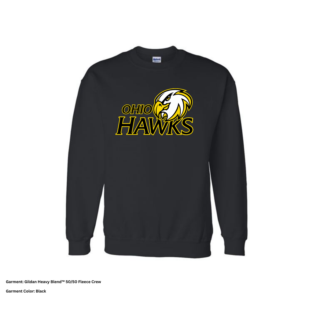 Ohio Hawks — Mascot — Crewneck Sweatshirt