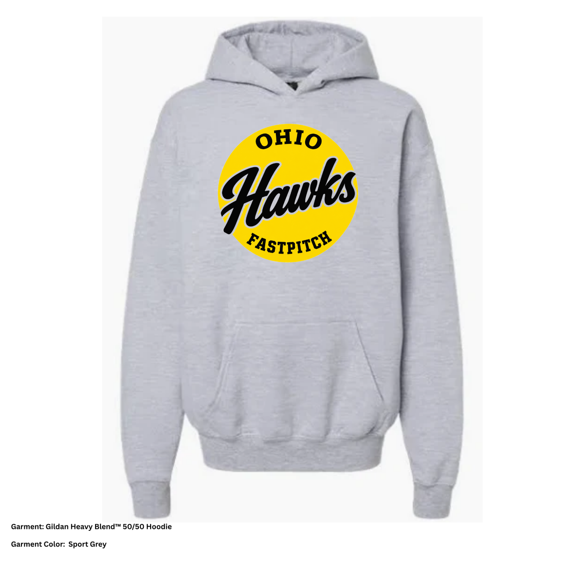 Ohio Hawks — Circle — Hoodie