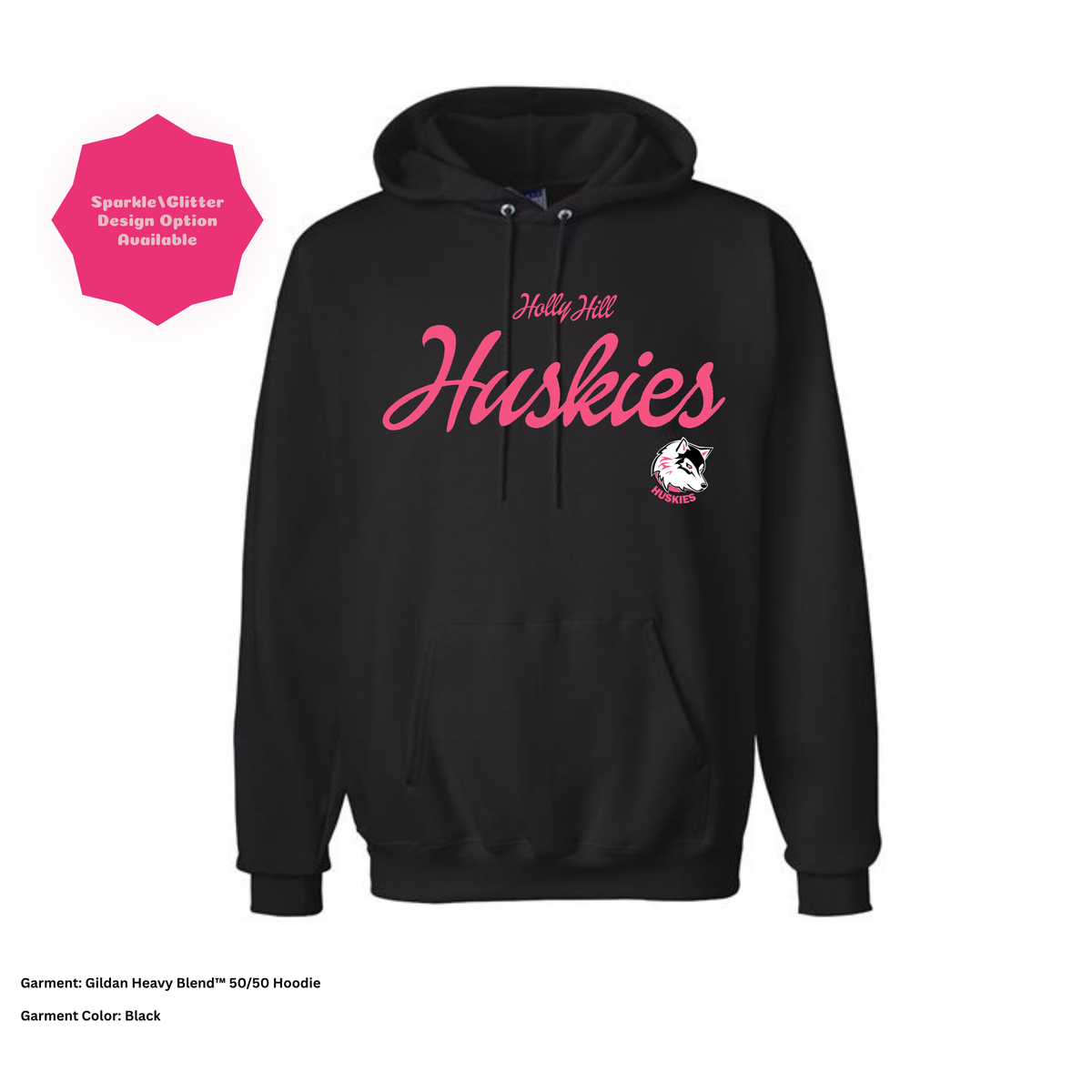 Holly Hill Retro Script — Gildan Hoodie