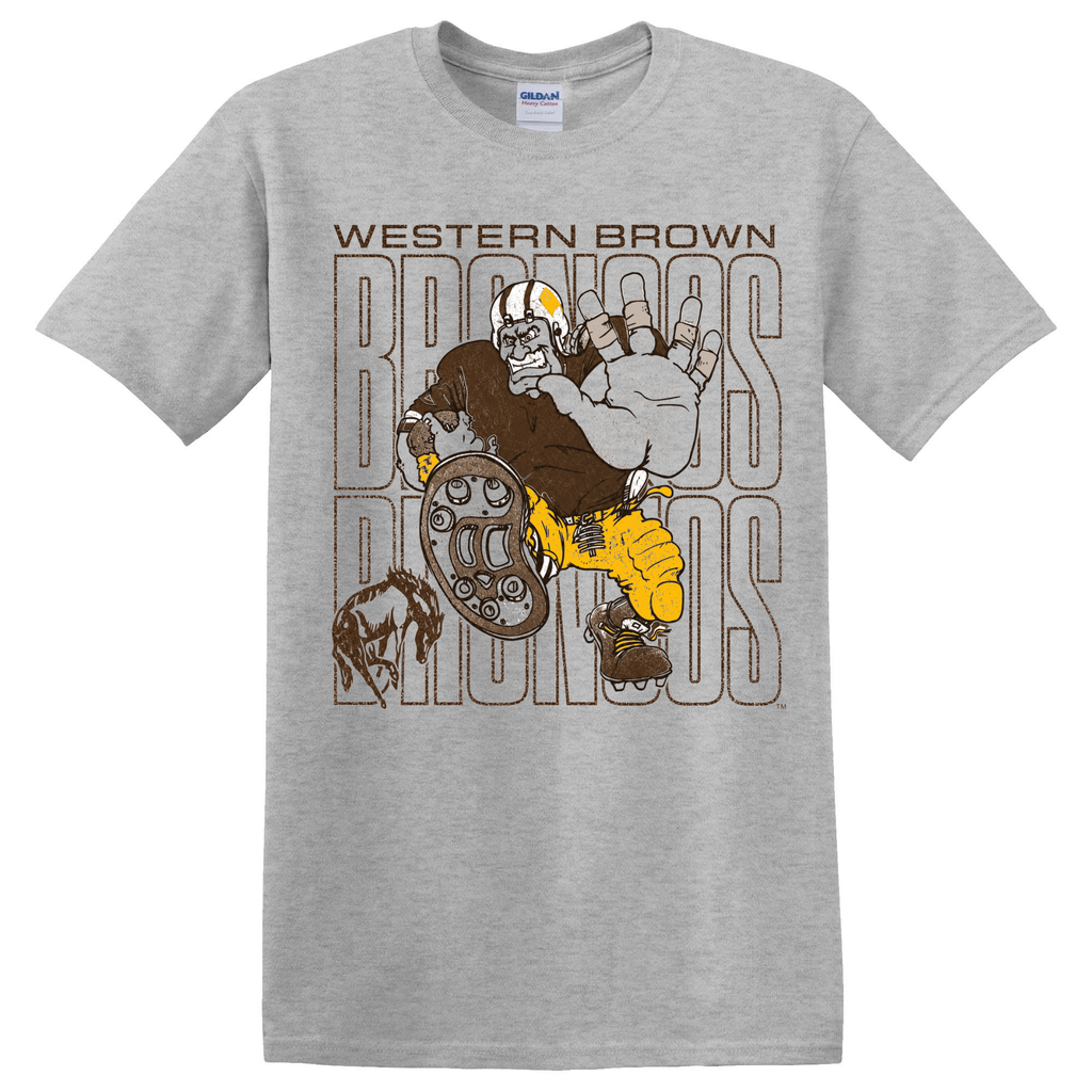 Western Brown Broncos — Bruiser (Gold) — Youth T-Shirt