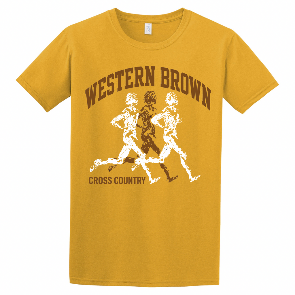 Western Brown Broncos — Broncos Cross Country — Youth T-Shirt