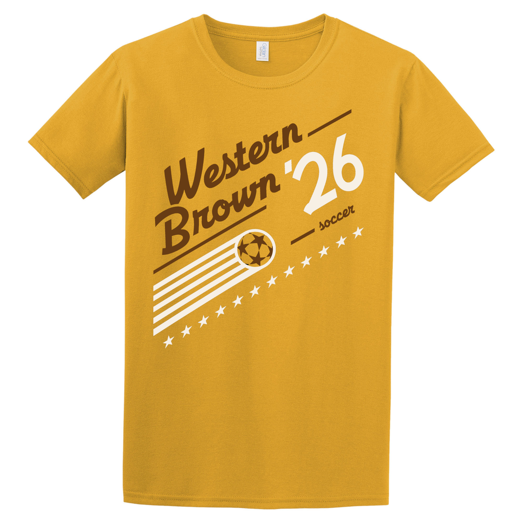 Western Brown Broncos — Pitch 26 — Adult T-Shirt