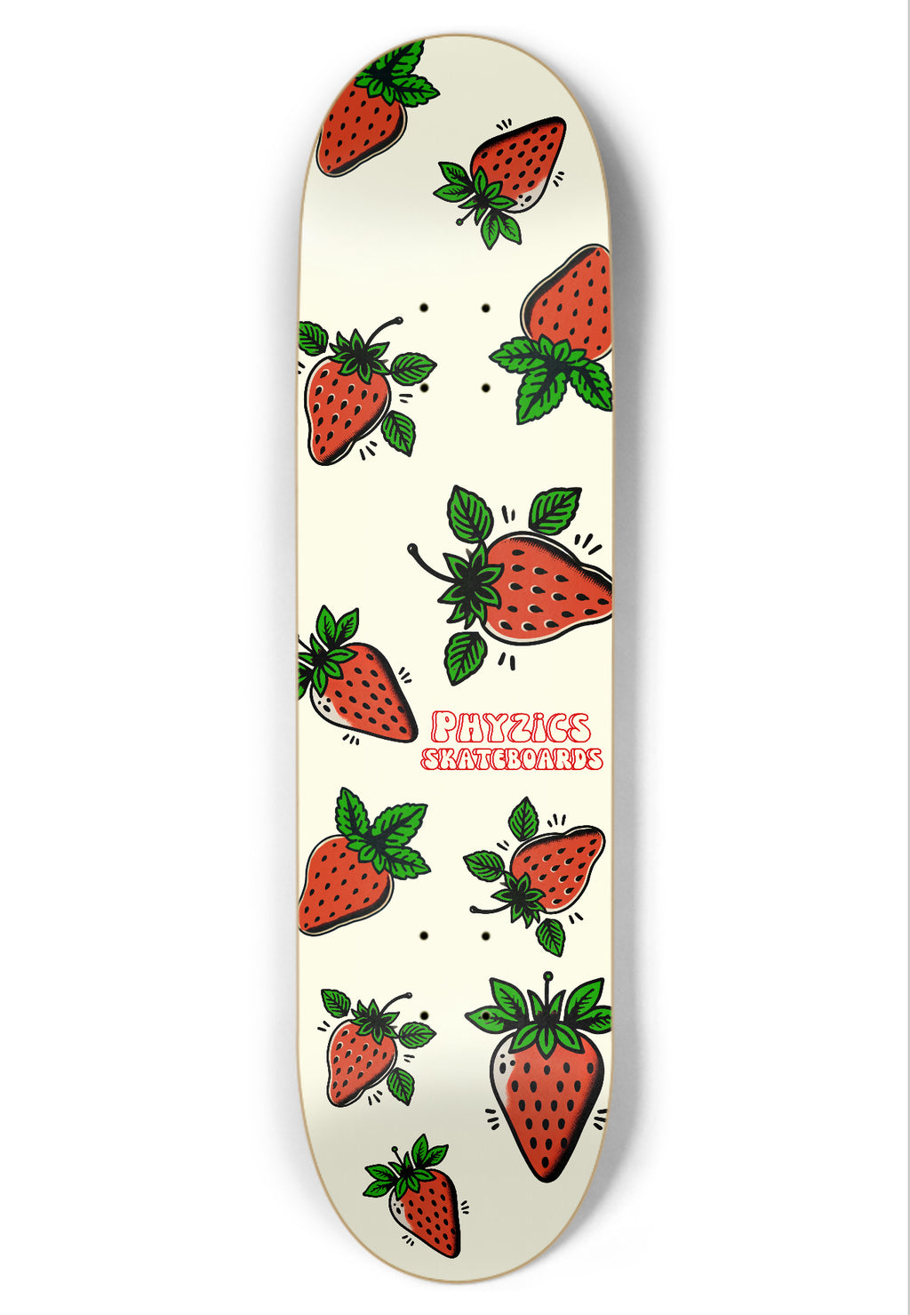 Berries & Cream Skateboard Deck