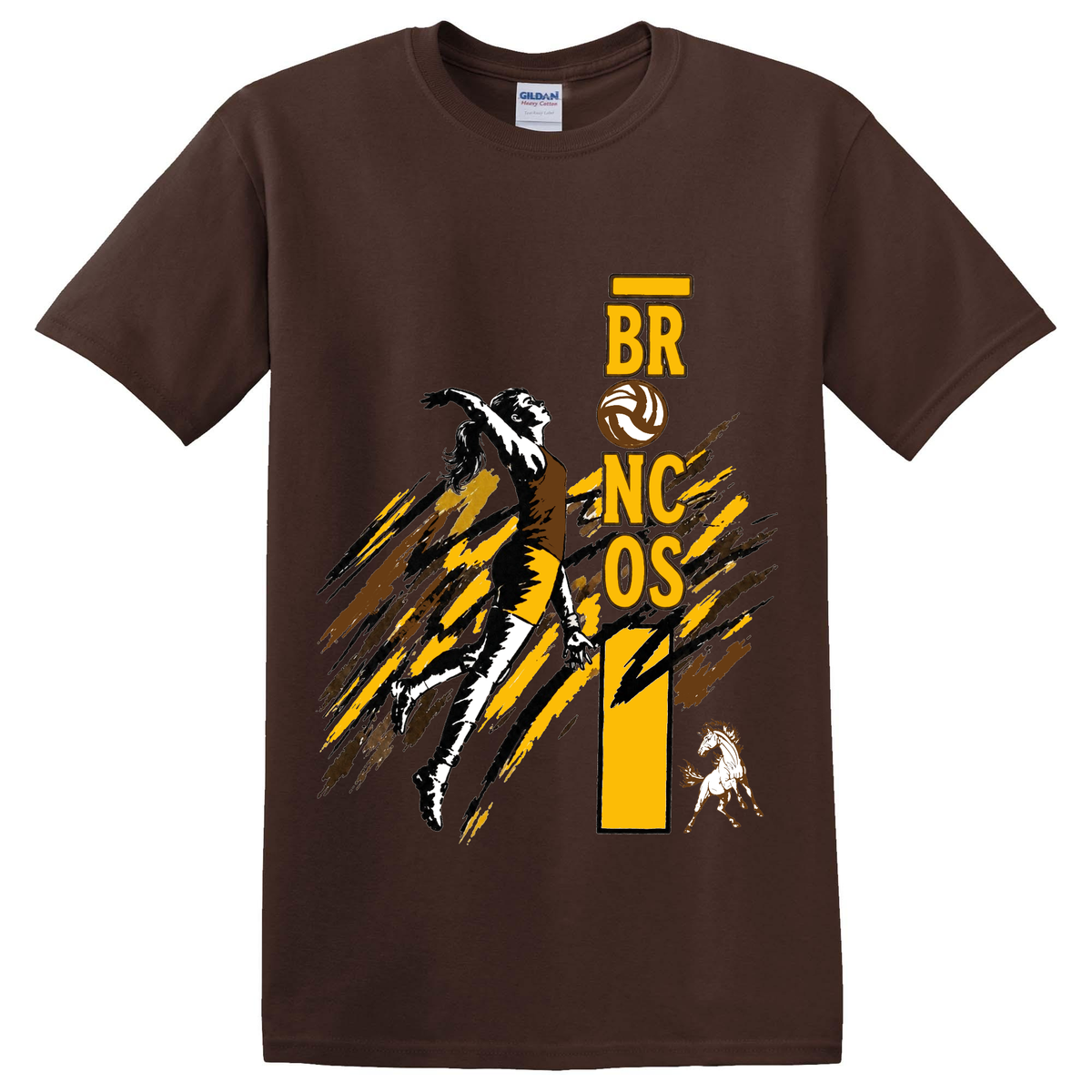 Western Brown Broncos — Air Raid — Youth T-Shirt