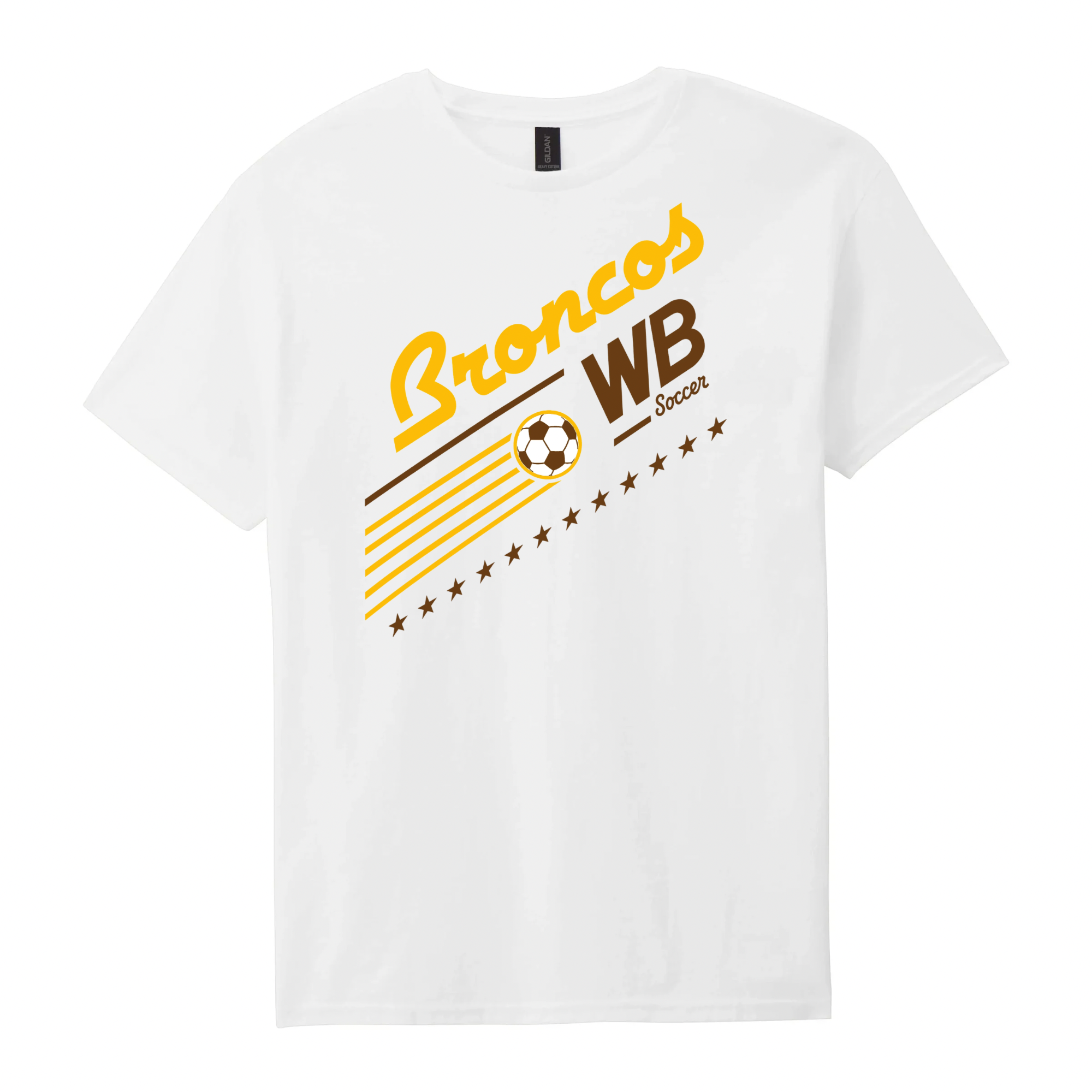 Western Brown Broncos — Bronco United — Adult T-Shirt