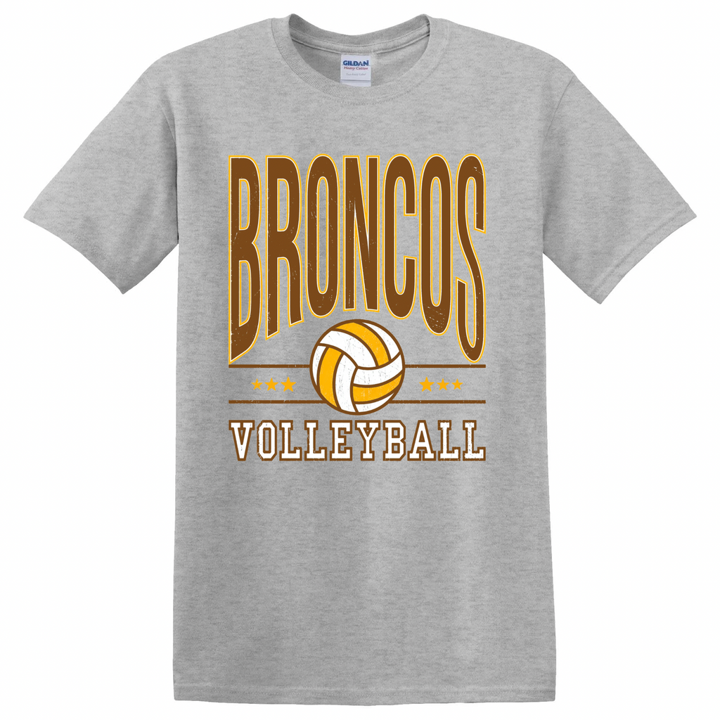 Western Brown Broncos — Six Stars — Adult T-Shirt