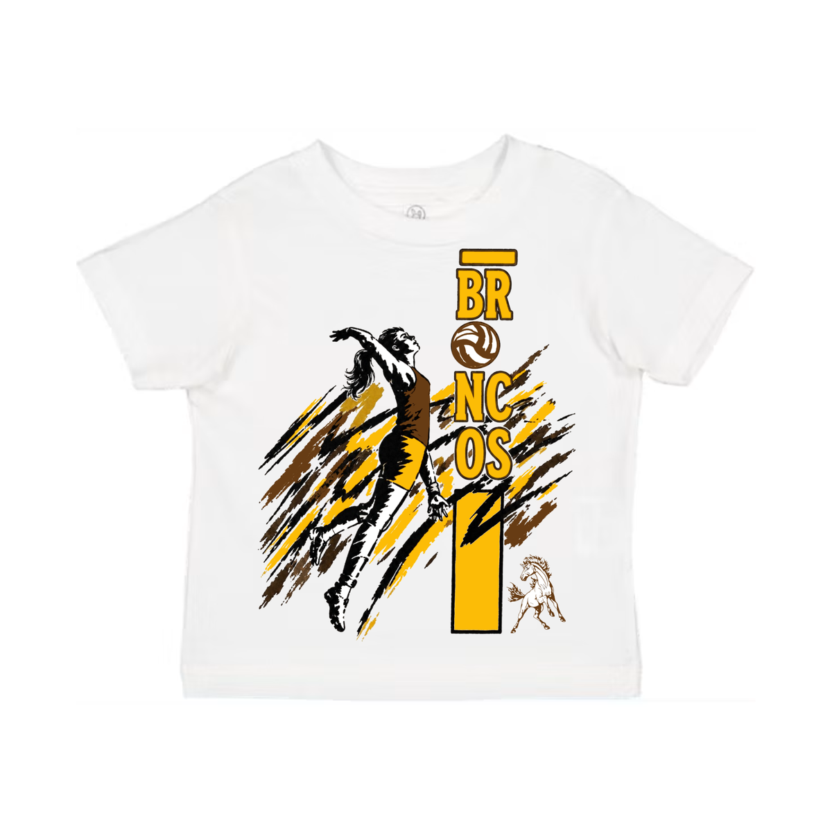 Western Brown Broncos — Air Raid — Children T-Shirt
