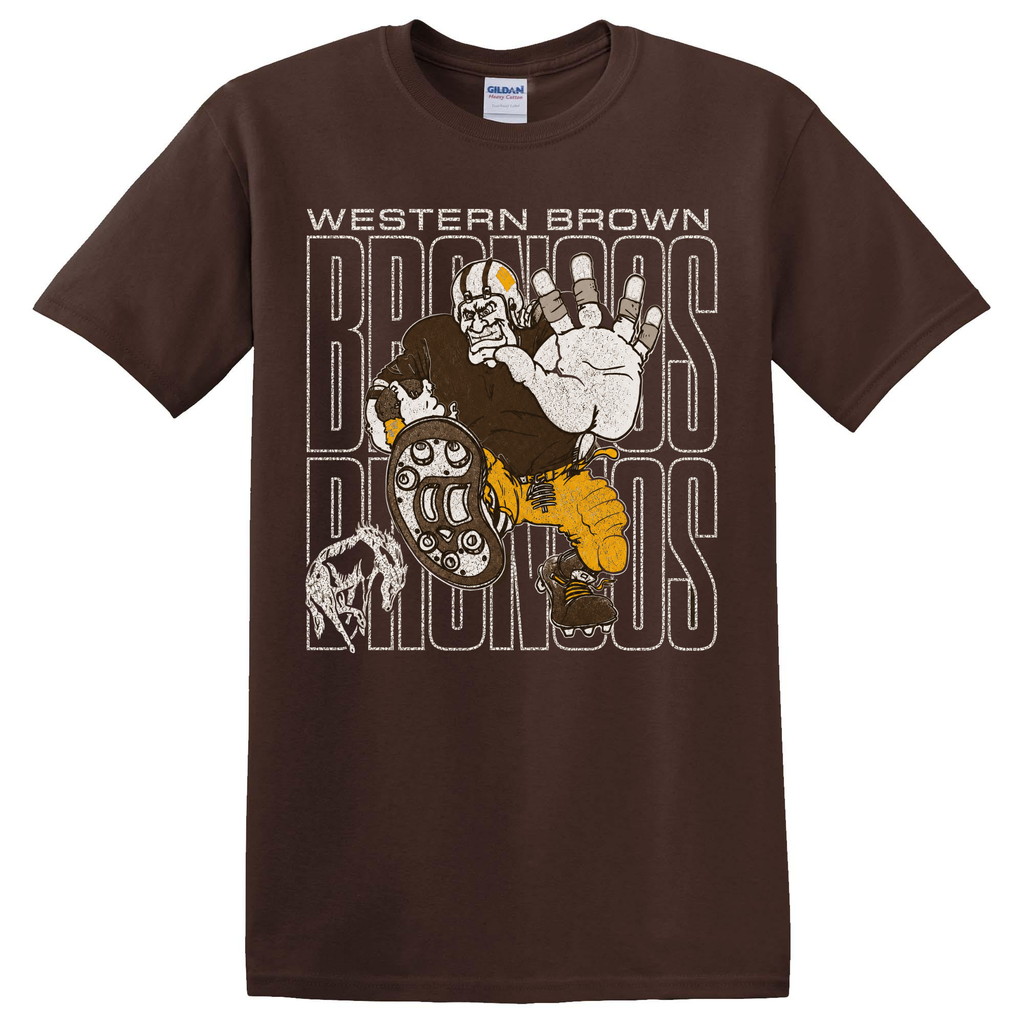 Western Brown Broncos — Bruiser (Gold) — Youth T-Shirt