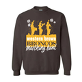 Western Brown Broncos — The Pride of the Broncos — Youth Crewneck Sweatshirt