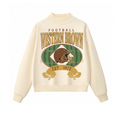 Western Brown Broncos — Home Field — Adult Mock Neck Sweatshirt