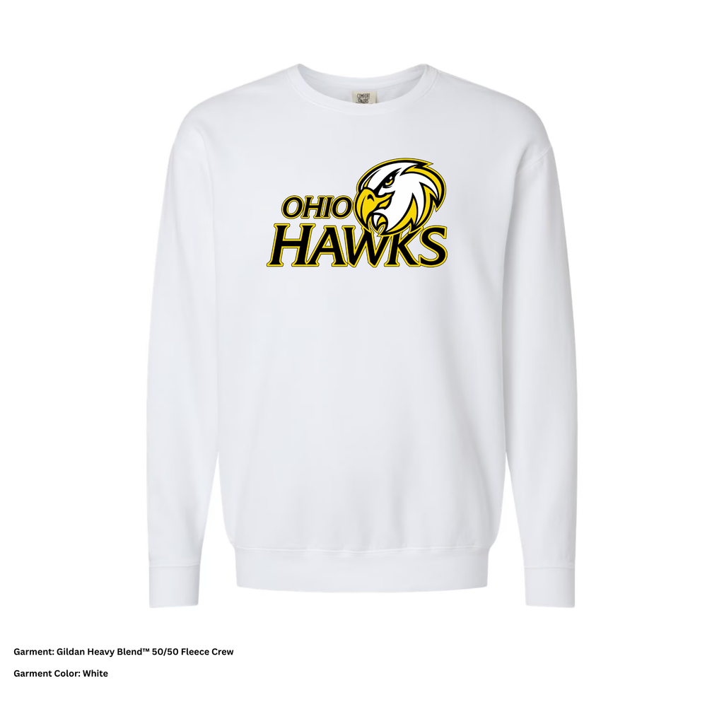 Ohio Hawks — Mascot — Crewneck Sweatshirt