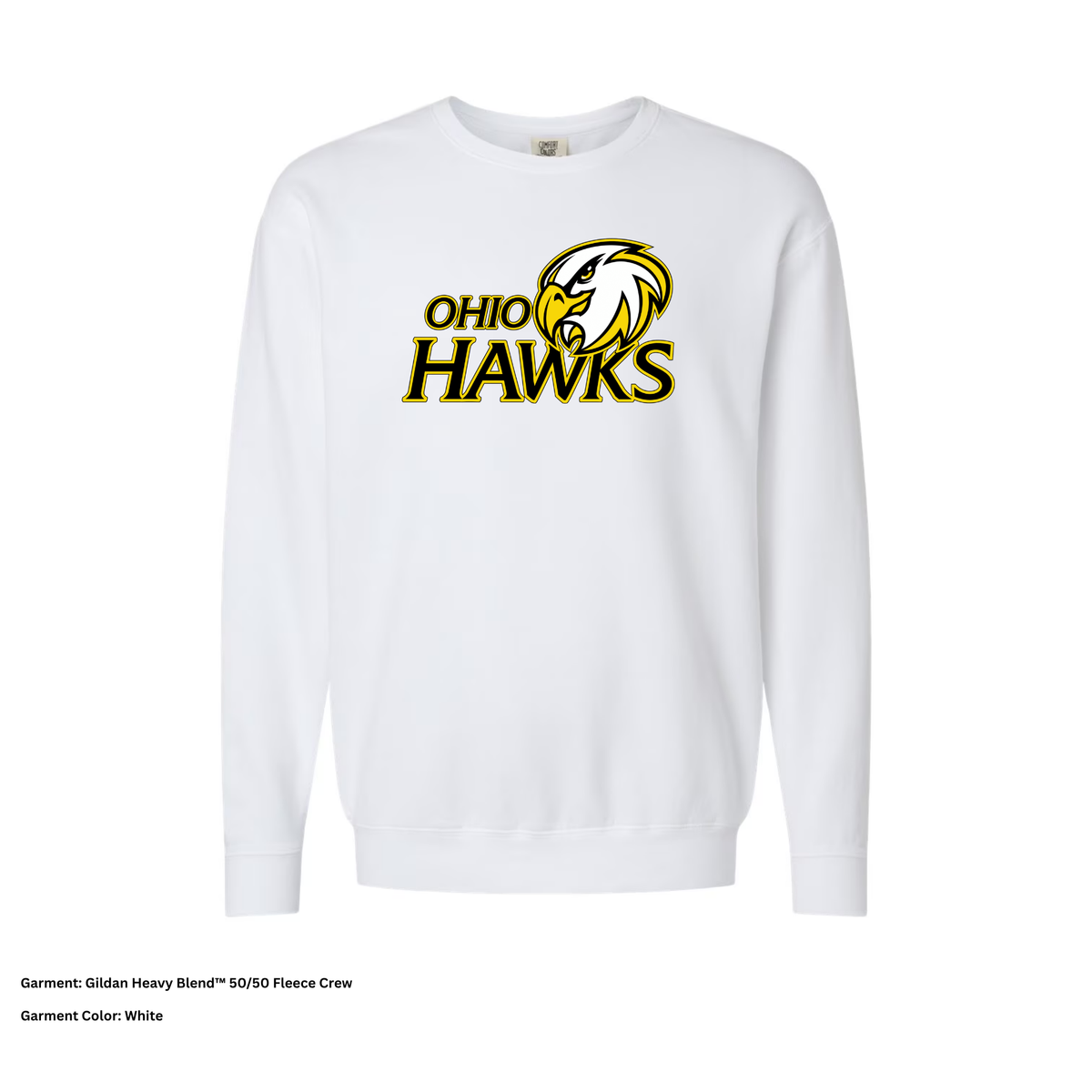 Ohio Hawks — Mascot — Crewneck Sweatshirt