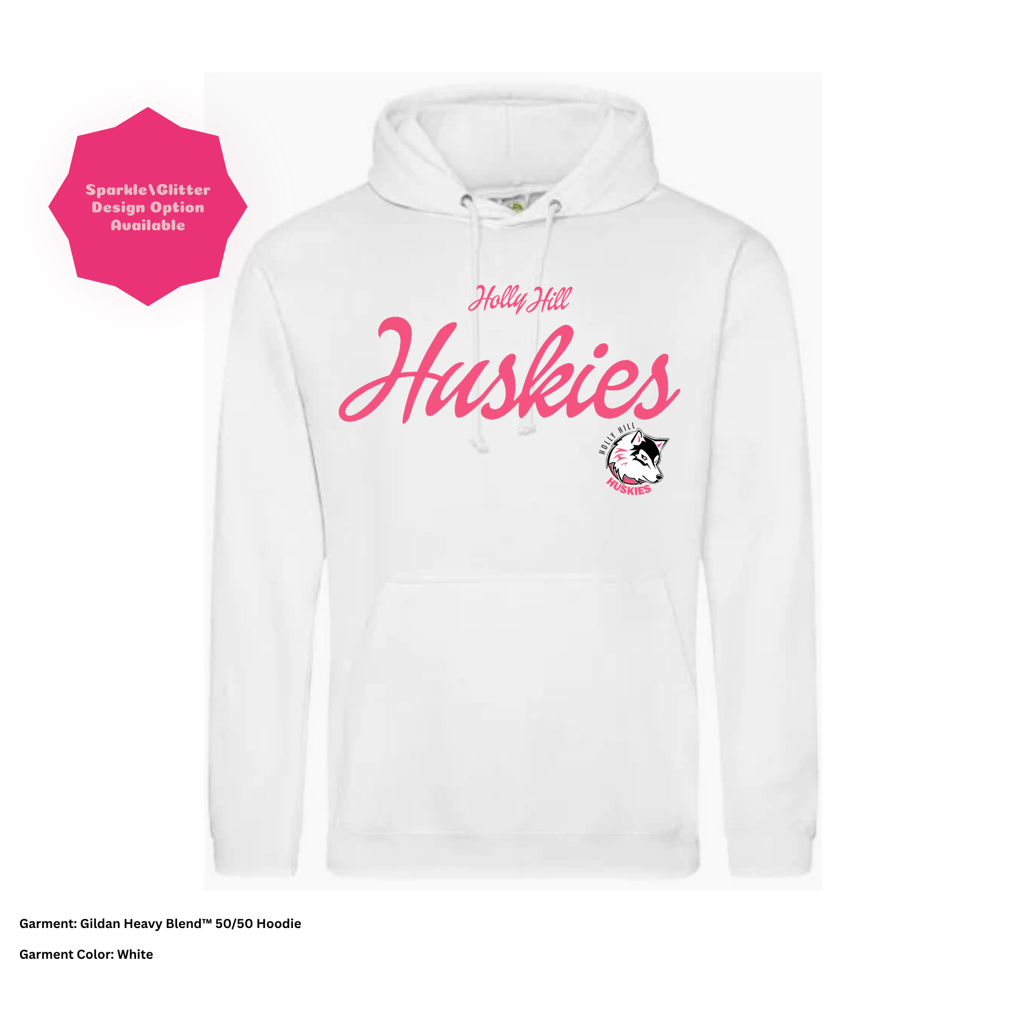 Holly Hill Retro Script — Gildan Hoodie