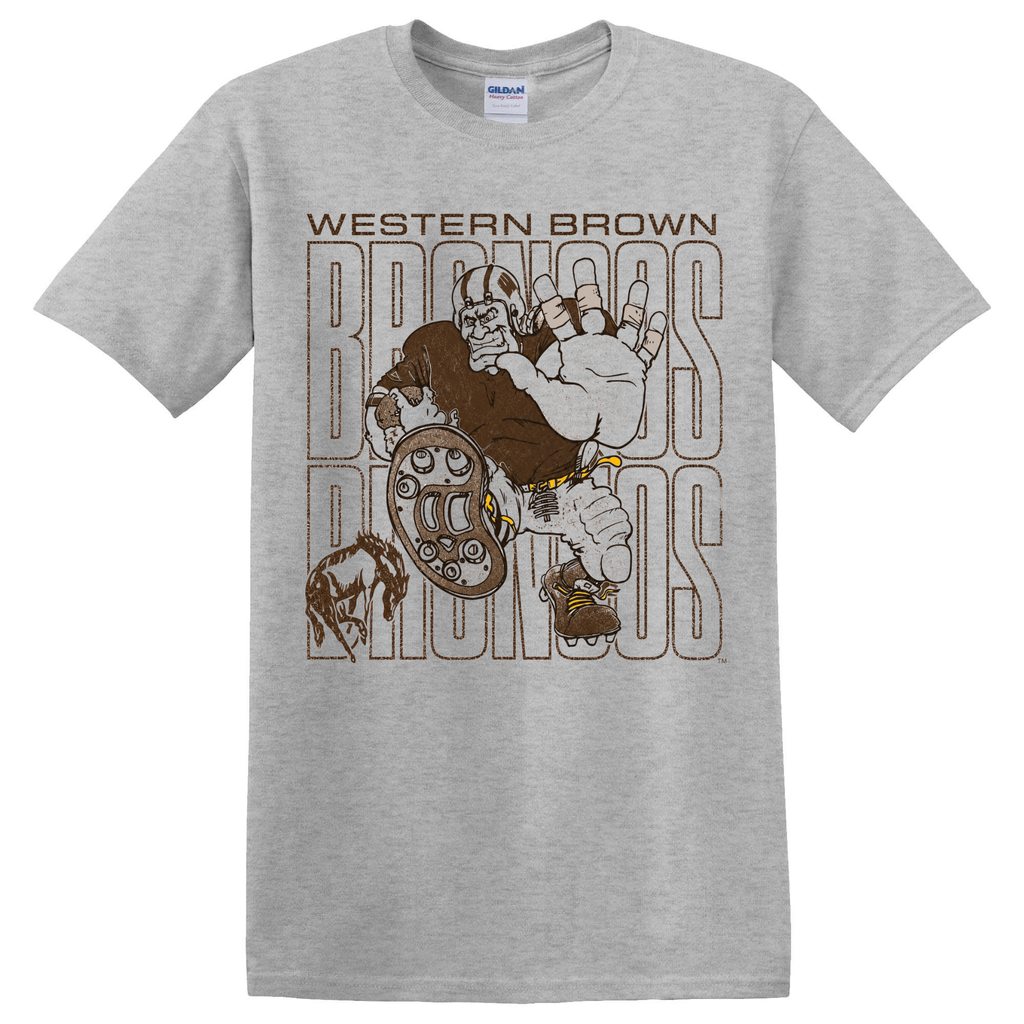 Western Brown Broncos — Bruiser (Brown) — Youth T-Shirt