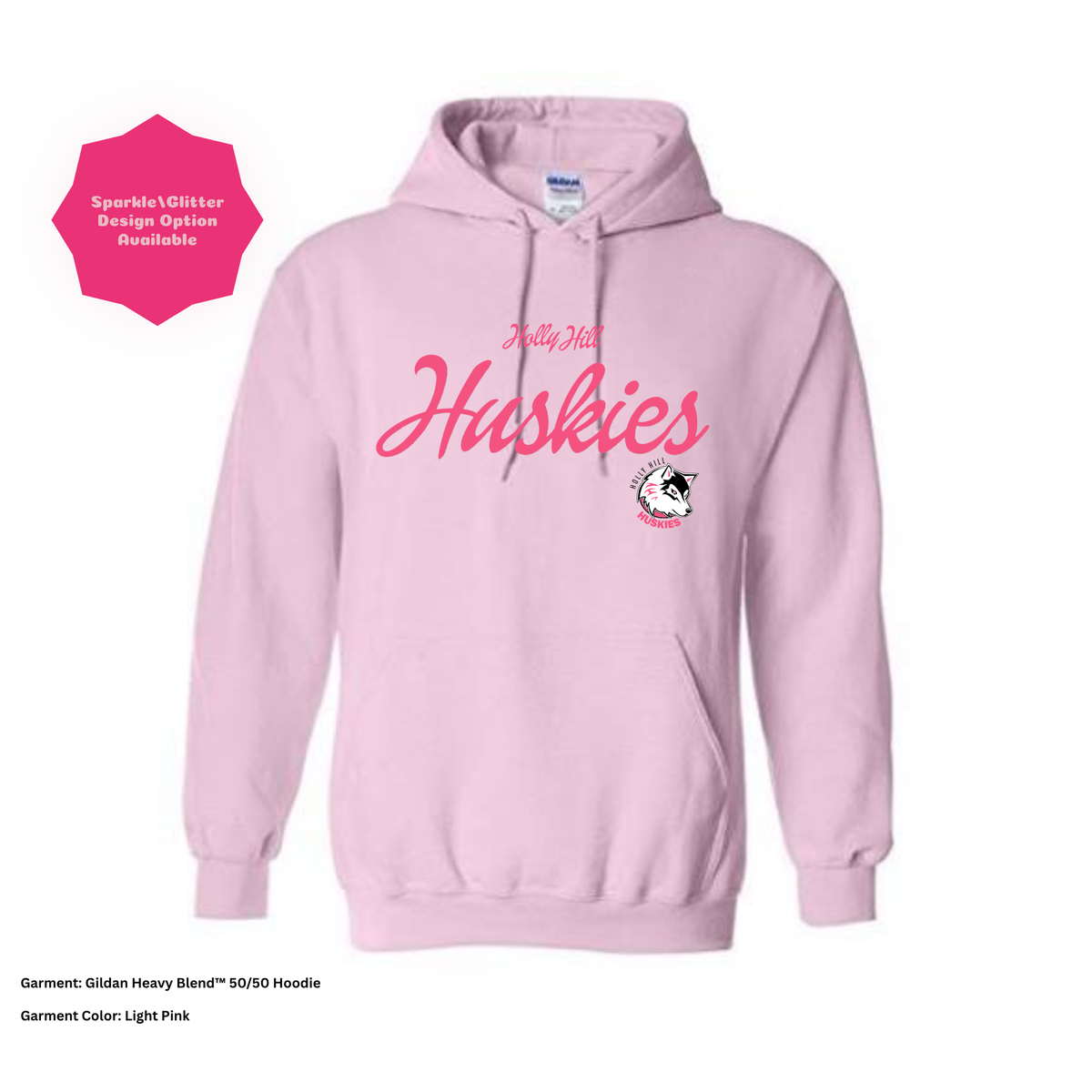 Holly Hill Retro Script — Gildan Hoodie