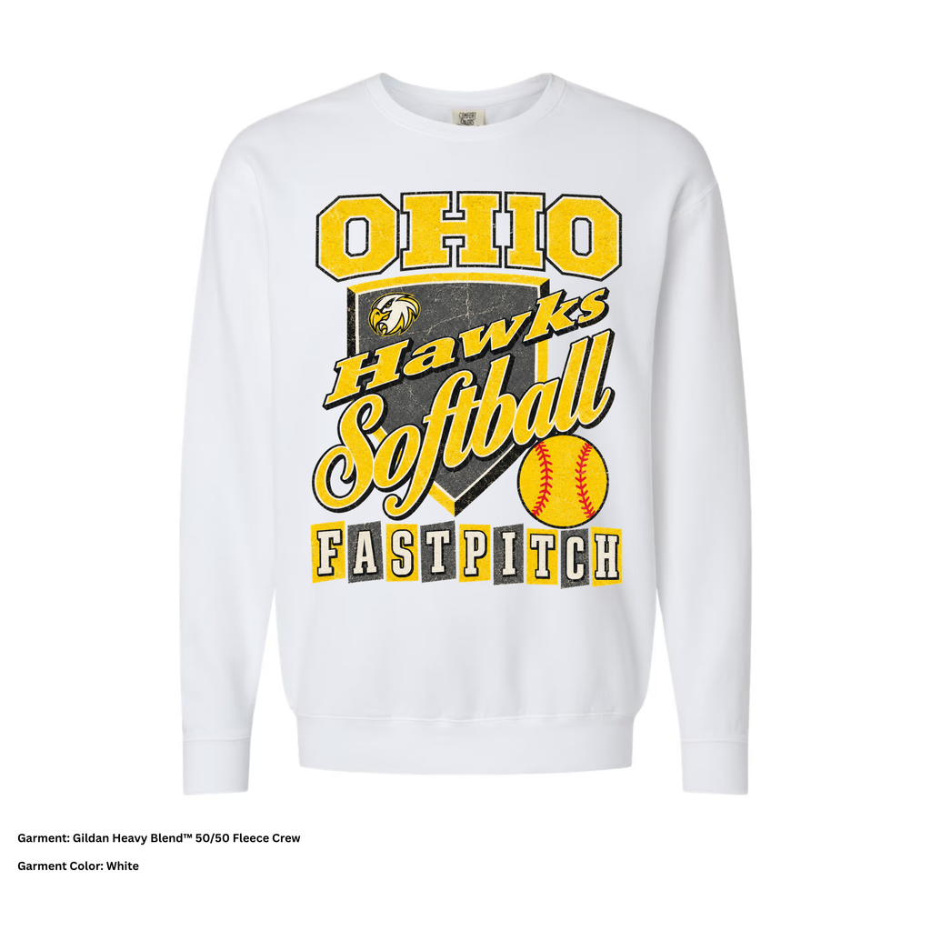 Ohio Hawks — Pennant — Long-Sleeve T-Shirt