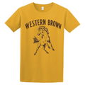 Western Brown Broncos — Run Wild — Youth T-Shirt