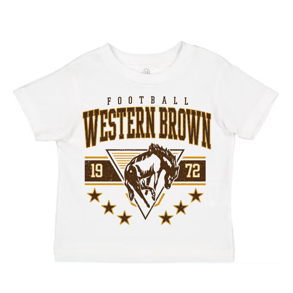 Western Brown Broncos — Bronco Stampede — Children T-Shirt