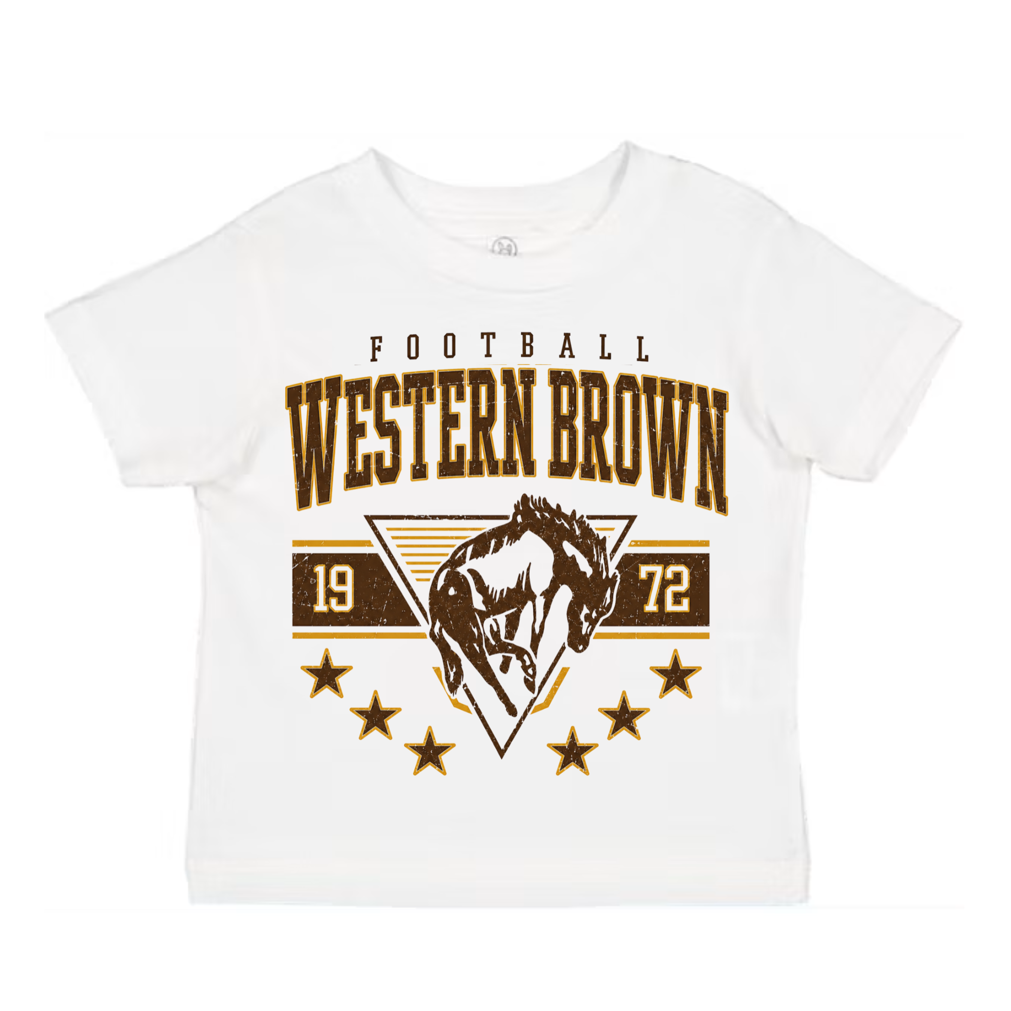 Western Brown Broncos — Bronco Stampede — Children T-Shirt