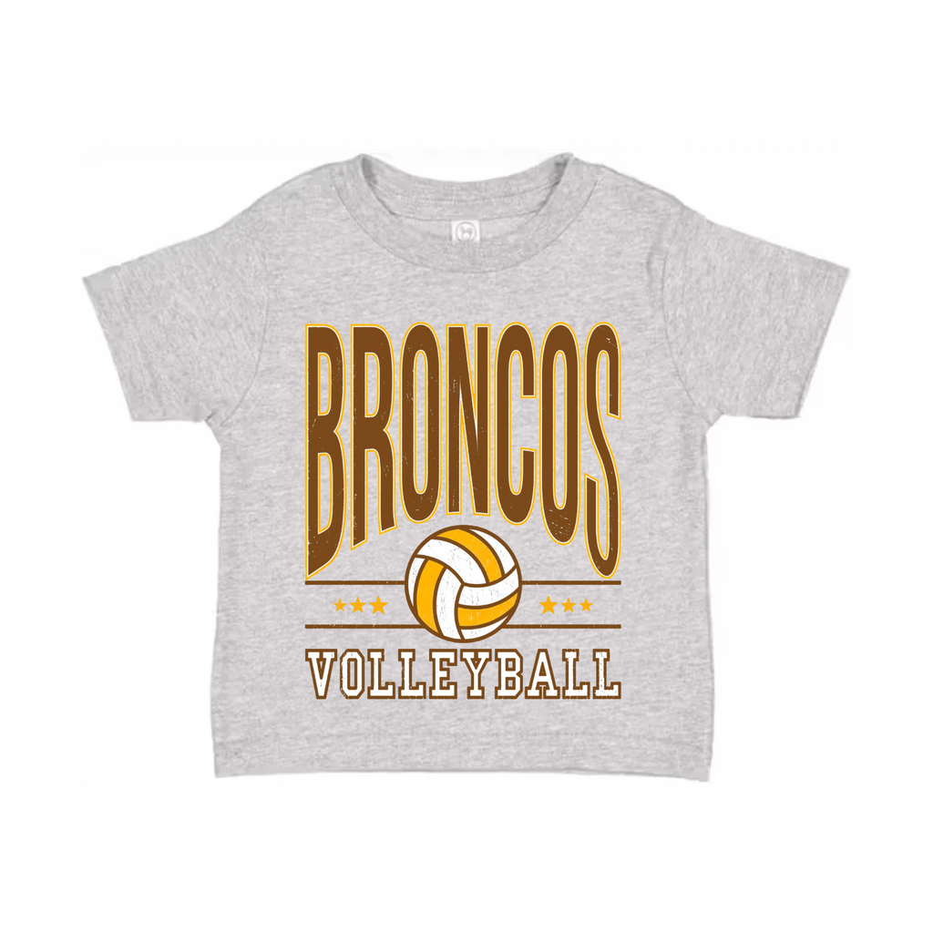 Western Brown Broncos — Six Stars — Children T-Shirt