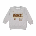 Western Brown Broncos — Fast Break — Children Crewneck Sweatshirt