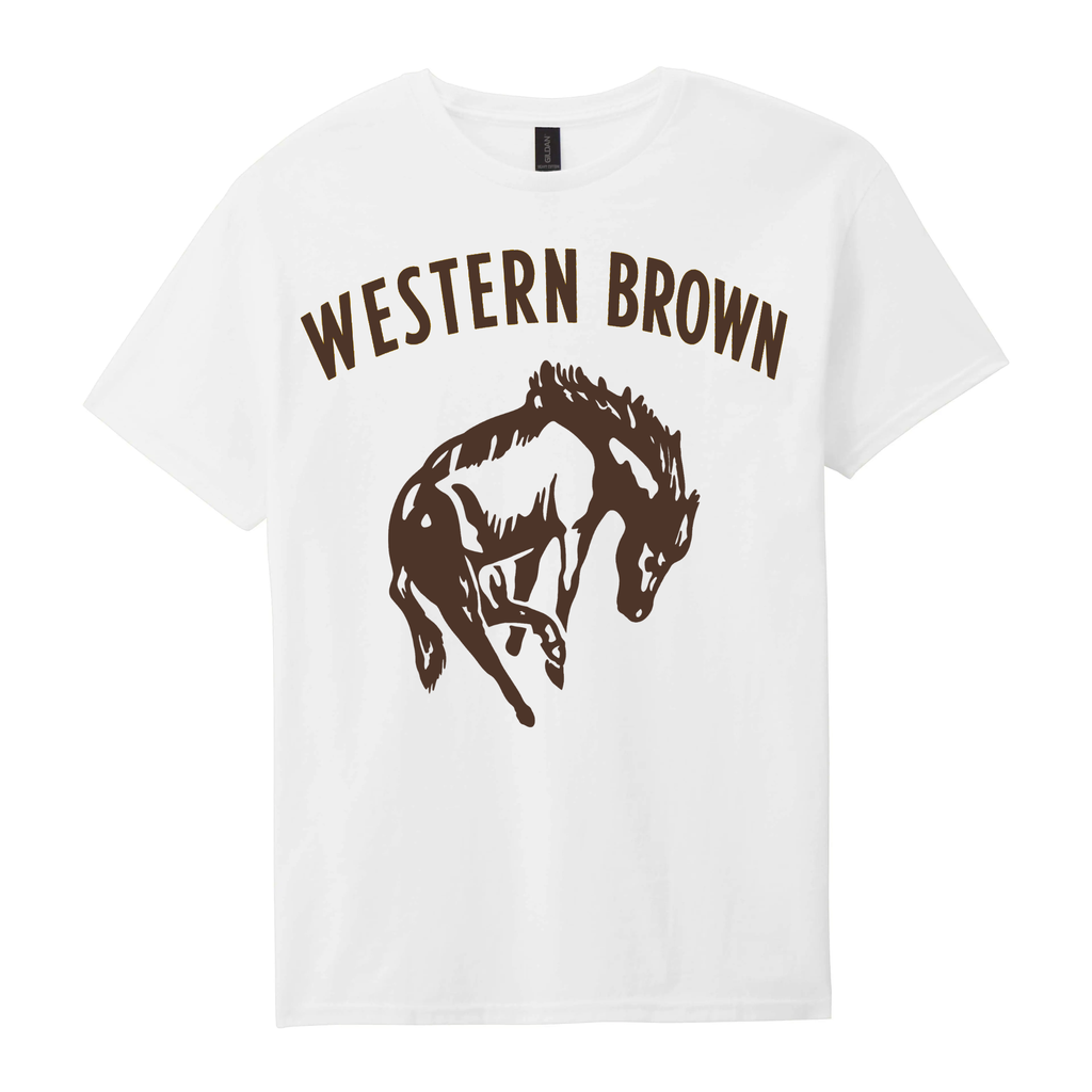 Western Brown Broncos — Horsepower — Youth T-Shirt