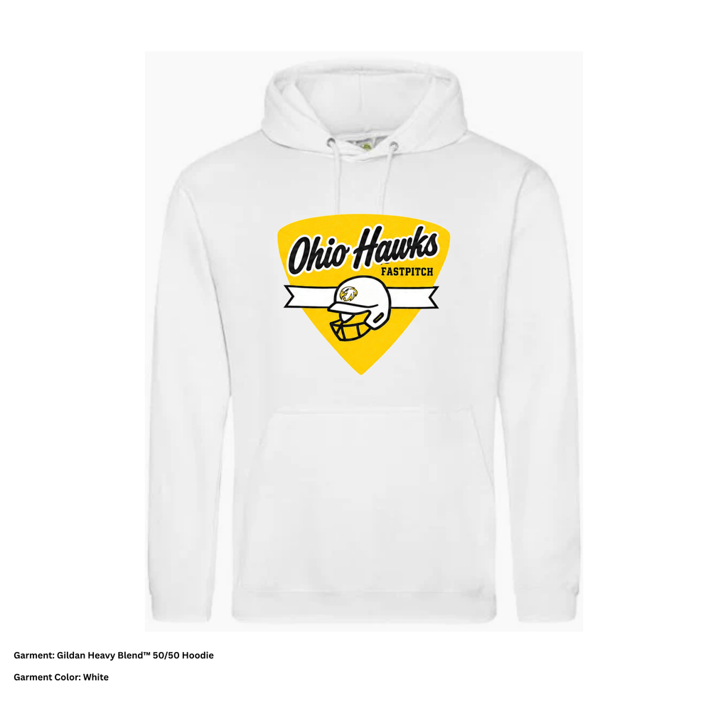 Ohio Hawks — Helmet Badge — Hoodie