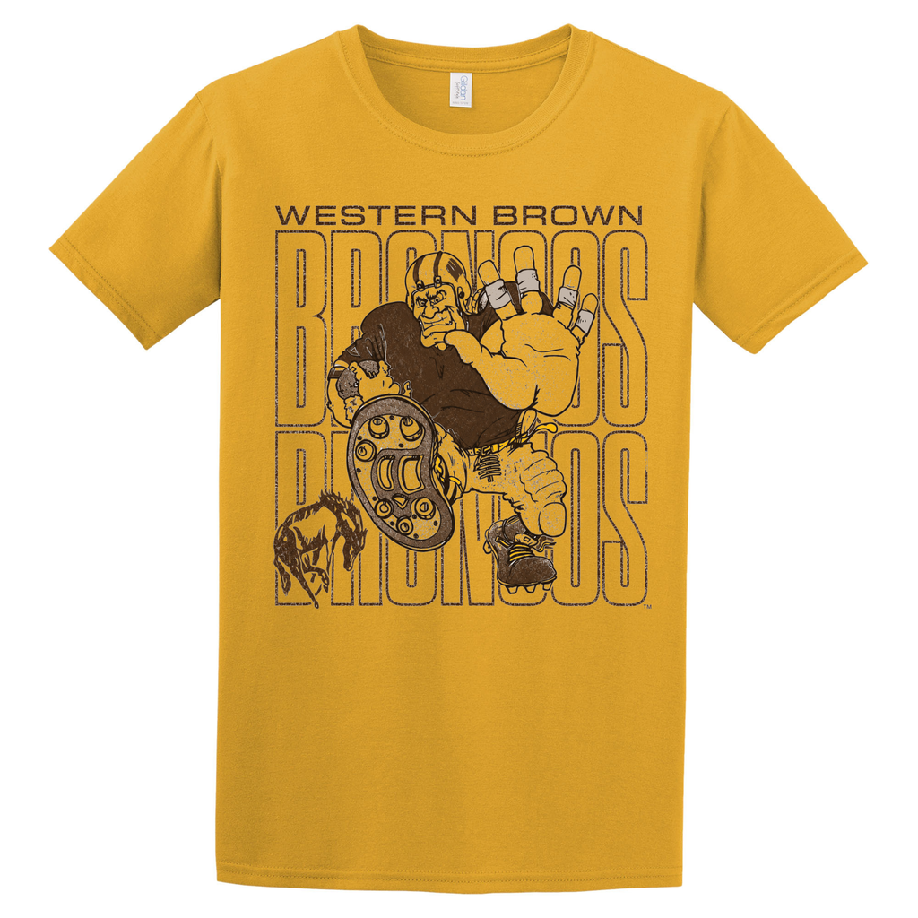 Western Brown Broncos — Bruiser (Brown) — Youth T-Shirt