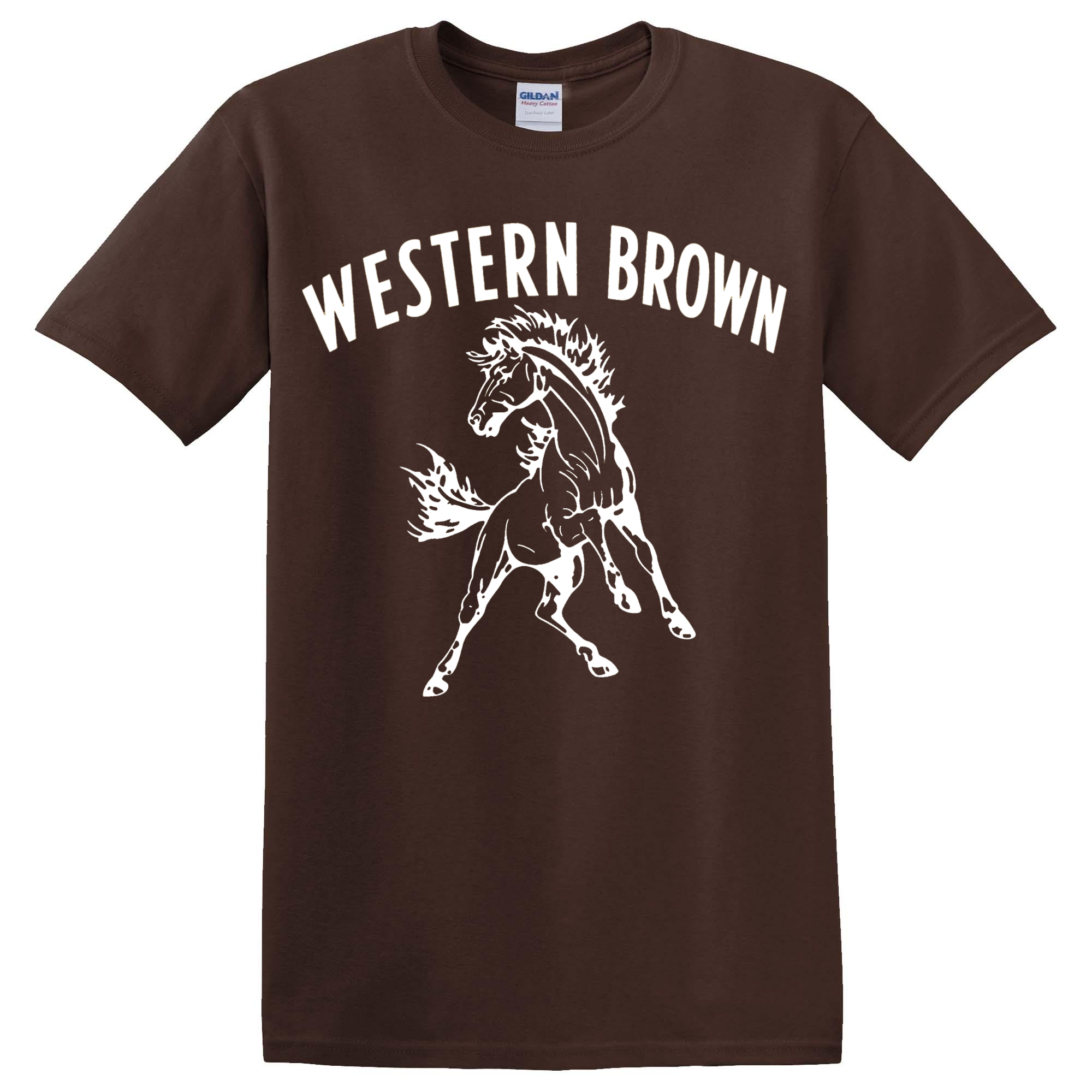 Western Brown Broncos — Run Wild — Youth T-Shirt