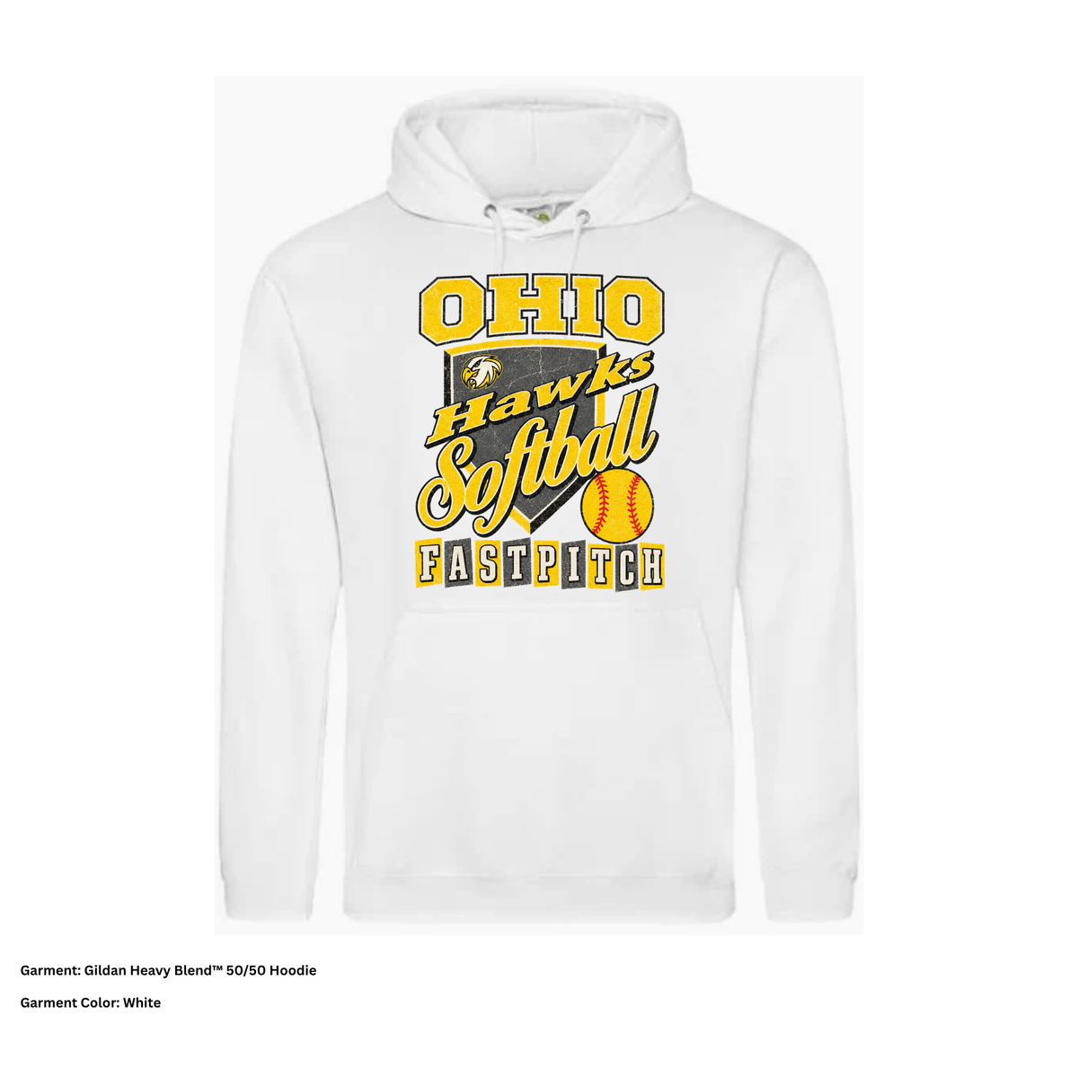 Ohio Hawks — Pennant — Hoodie