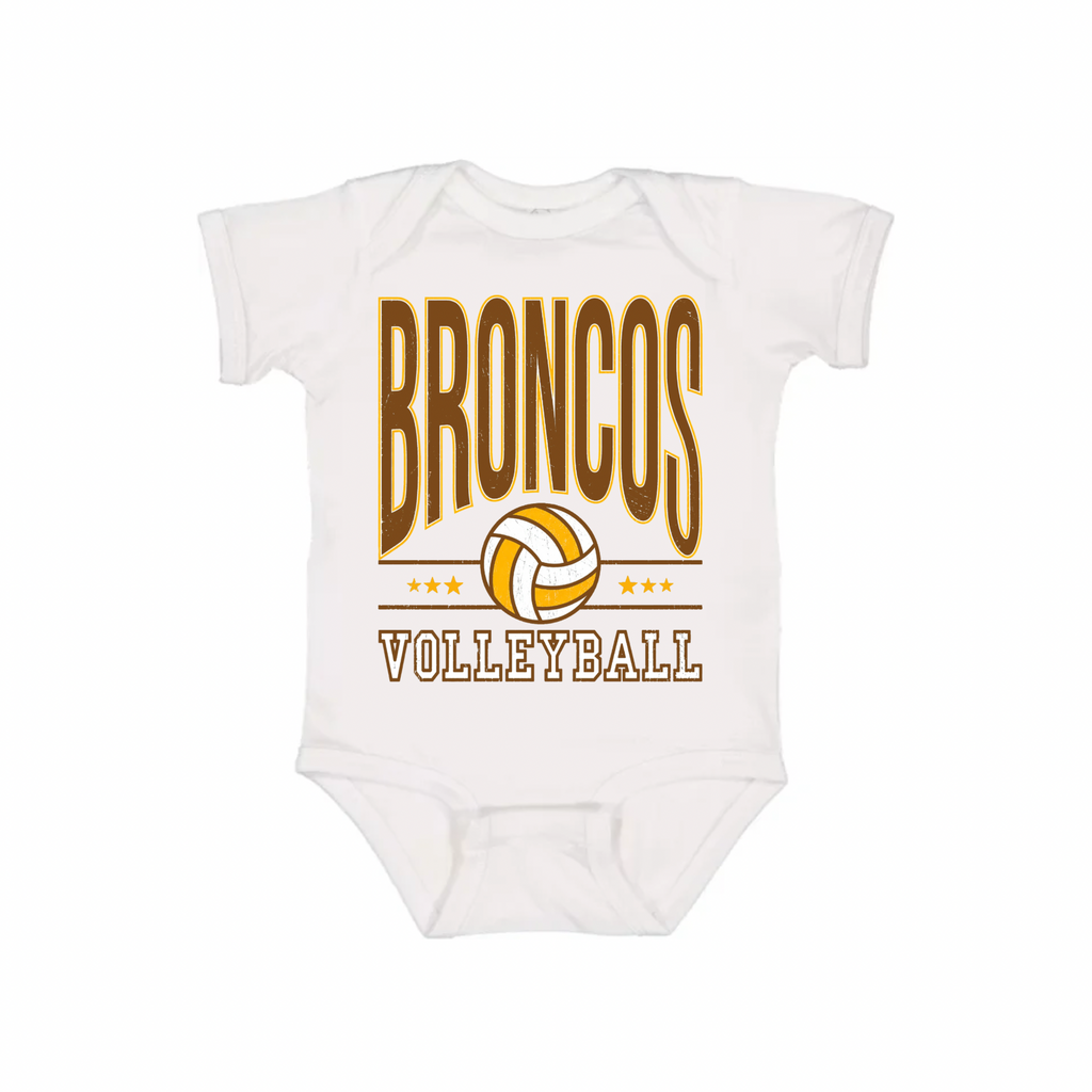Western Brown Broncos — Six Stars — Children T-Shirt