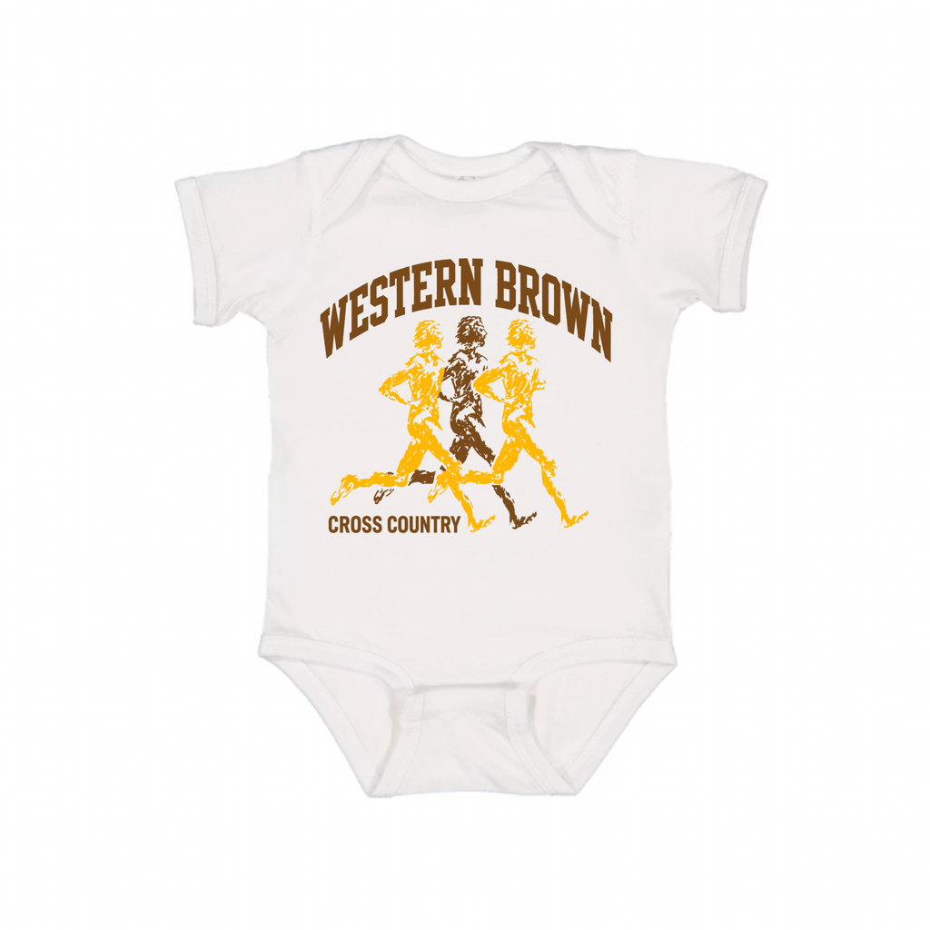 Western Brown Broncos — Broncos Cross Country — Children T-Shirt