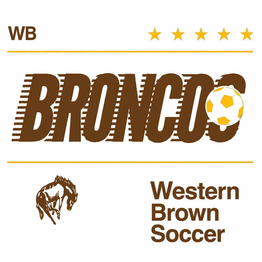 Western Brown Broncos — Fast Break — Youth T-Shirt