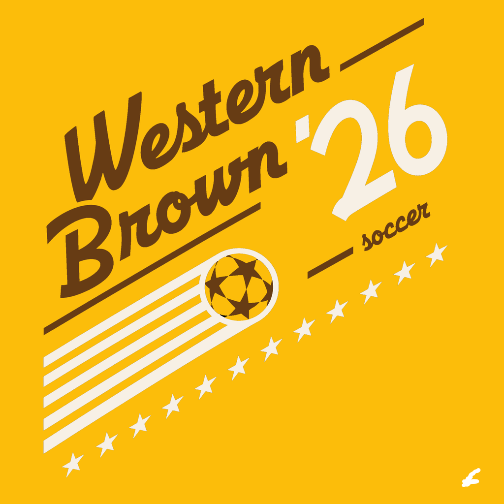 Western Brown Broncos — Pitch 26 — Adult T-Shirt