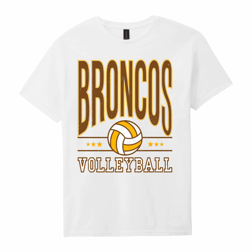 Western Brown Broncos — Six Stars — Adult T-Shirt