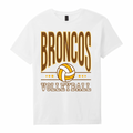 Western Brown Broncos — Six Stars — Adult T-Shirt