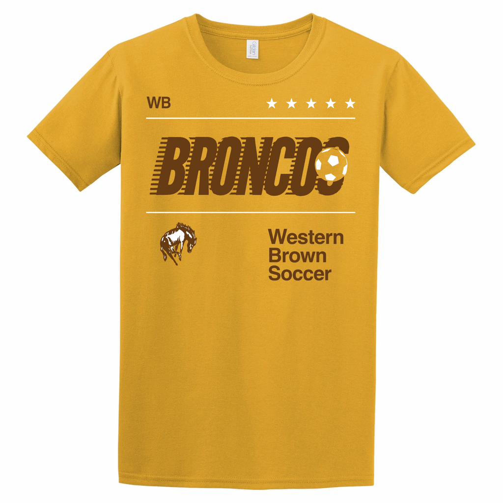 Western Brown Broncos — Fast Break — Youth T-Shirt
