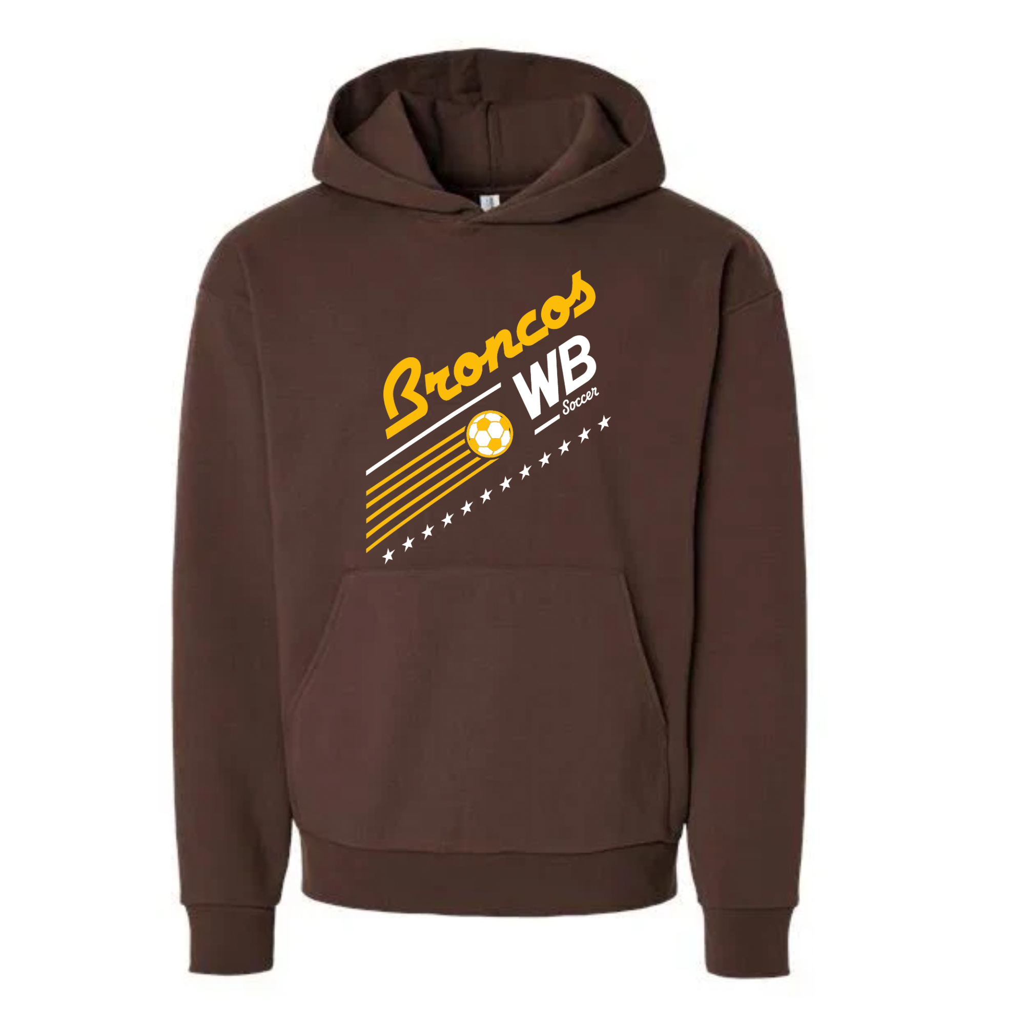 Western Brown Broncos — Bronco United — Youth Hoodie