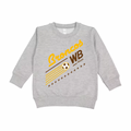 Western Brown Broncos — Bronco United — Children Crewneck Sweatshirt
