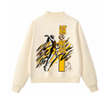 Western Brown Broncos — Air Raid — Adult Mock Neck Sweatshirt
