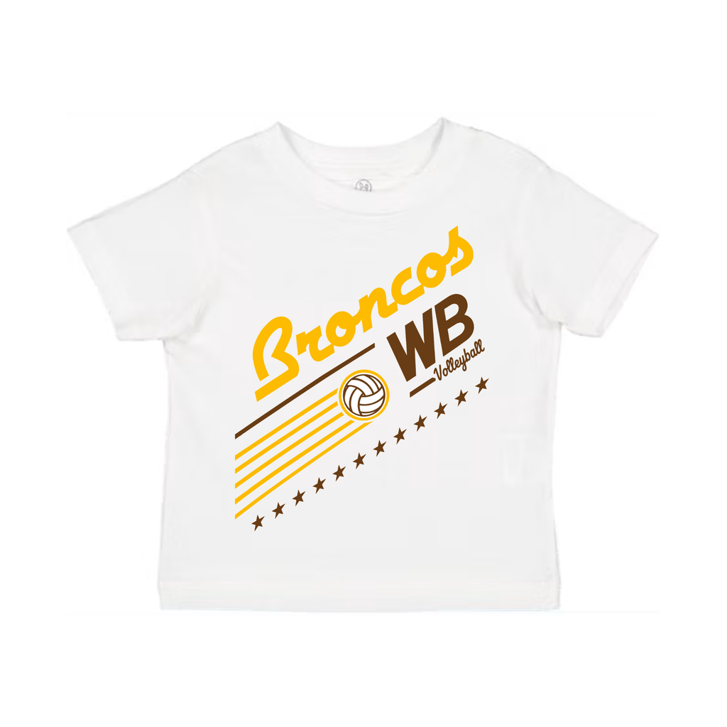 Western Brown Broncos — Broncos United – Volleyball — Children T-Shirt